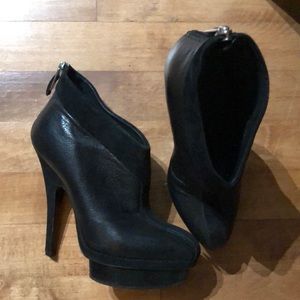 YSL Saint Laurent Platform Booties